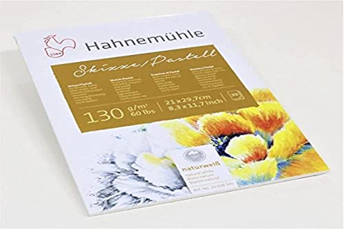 Hahnemühle Store Skizzen-/Pastellblock 100 Hadern, 130 g/m, DIN A4, 30 Blatt von Hahnemühle