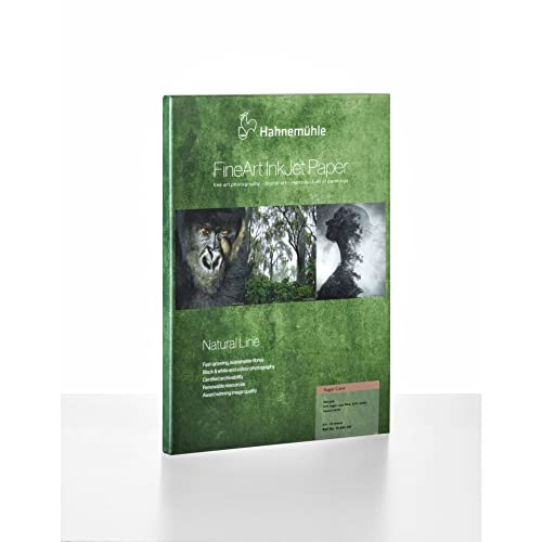 Hahnemühle Sugar Cane Inkjet-Papier, 300 g/m², mattes Fotopapier, naturweiß, DIN A3+, 25 Blatt von Hahnemühle