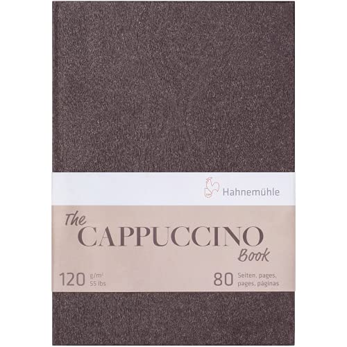 Hahnemühle The Cappuccino Book, hellbraunes Skizzenbuch, Zeichenbuch mit 120 g/m², 40 Blatt, DIN A4 von Hahnemühle