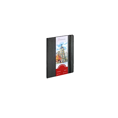Hahnemühle Aquarellbuch, 200 g/m², feine Körnung, 30 Blatt, naturweiß, DIN A6 Portraitformat von Hahnemühle