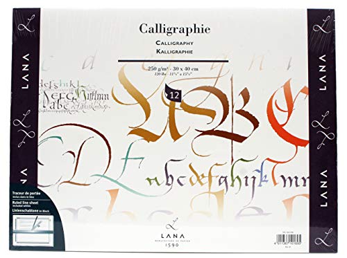 Lana Calligraphie 250 g/m², 30 x 40 cm, 12 Blatt Lana Calligraphie 250 g/m², 30 x 40 cm, 12 Blatt von Hahnemühle