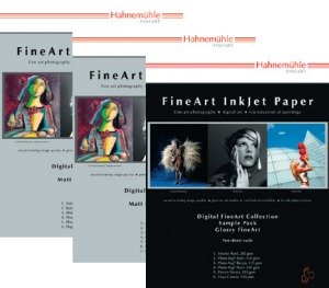 Matt Fine Art Textured SamplePack 7 Qualitäten, DIN A4, 14Blatt von Hahnemühle