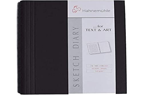 Hahnemuhle 10628753 Skizzenbuch A6 schwarz 5 Stück von Hahnemühle
