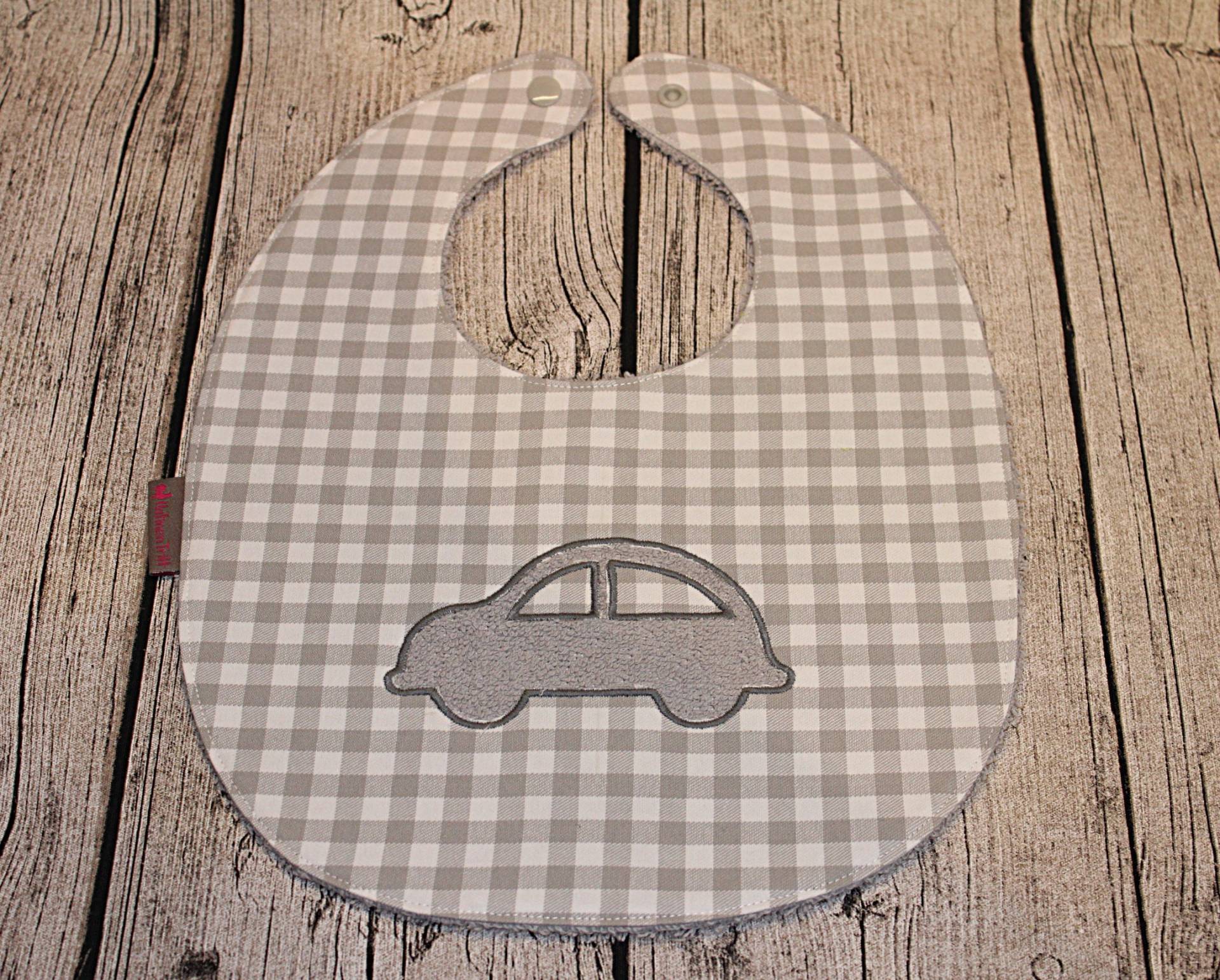 Lätzchen "Auto" - Auch Mit Namen, Spucktuch, Baby, Latz, Schlabberlatz, Stickerei Lätzchen "Auto" - Auch Mit Namen, Spucktuch, Baby, Latz, Schlabberlatz, Stickerei von HahnenTrittShop