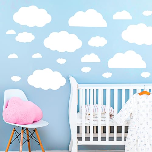 60 Teile Wandtattoo Babyzimmer Wolken Wandsticker Kinderzimmer Wandtattoo Wolken Set Kinderzimmer Mädchen Jungen Weiß Wandaufkleber Selbstklebend Heimdekoration 60 Teile Wandtattoo Babyzimmer Wolken Wandsticker Kinderzimmer Wandtattoo Wolken Set Kinderzimmer Mädchen Jungen Weiß Wandaufkleber Selbstklebend Heimdekoration von HaiFafafaing