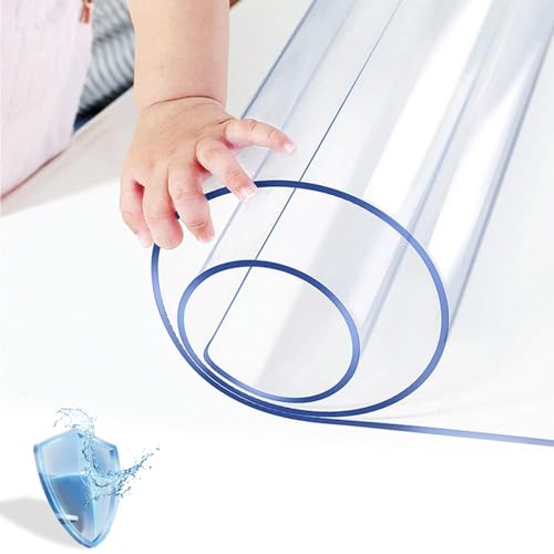 Tischdecke Transparent nach maß 1.3mm, Durchsichtige Tischdecke Abwaschbar Wasserdich, PVC Tischfolie Transparente,Tischschutzfolie Transparent,Tischschutzmatte 75x160cm Tischdecke Transparent nach maß 1.3mm, Durchsichtige Tischdecke Abwaschbar Wasserdich, PVC Tischfolie Transparente,Tischschutzfolie Transparent,Tischschutzmatte 75x160cm von HaiTaoSy