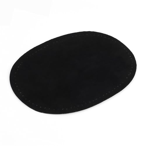 1 Paar ovale Ellbogenknie-Patches zum Aufnähen, Reparaturflicken, Bastelbedarf, Bekleidungszubehör für Pullover, Hosen von Haiki