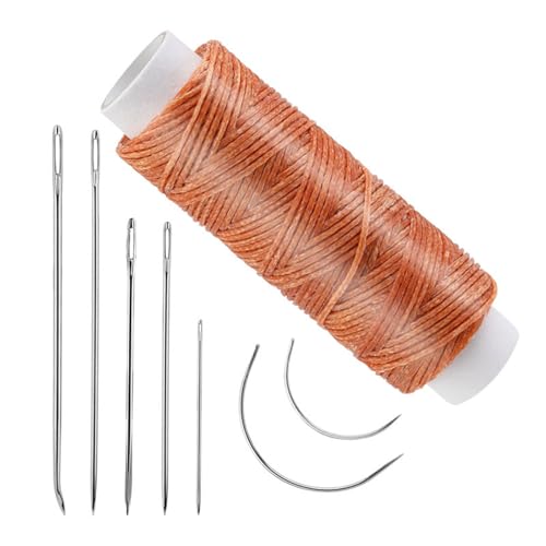 10 Set Leder Nähnadel Einrichten Polsternadel Gebogene Nadel Stickernadel Leder Handnadel Für Handwerk von Haiki