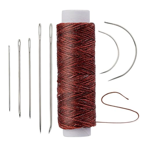 10 Set Leder Nähnadel Einrichten Polsternadel Gebogene Nadel Stickernadel Leder Handnadel Für Handwerk von Haiki