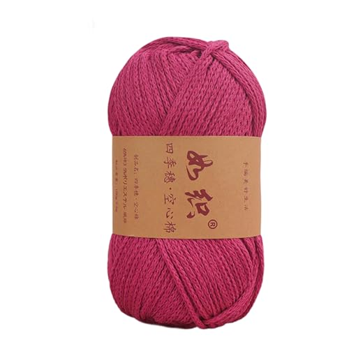 100 G Weiche Baumwollhäkchen Garn Leichtes Gewicht Hohl Stricken Zum Weben Von Schals Hutbeutel Decken Crafting Project Make Craft 100 G Weiche Baumwollhäkchen Garn Leichtes Gewicht Hohl Stricken Zum Weben Von Schals Hutbeutel Decken Crafting Project Make Craft von Haiki
