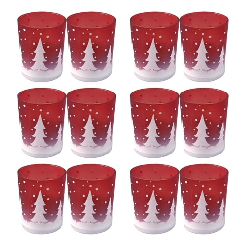12 Teilige Weihnachtsbaumglas Votivbehälter Für Duftende Kerzen Dekorativ Rotes Tabelle Dinnerparty Essentielles Weihnachtskerzenhalter Glasset Set 12 Teilige Weihnachtsbaumglas Votivbehälter Für Duftende Kerzen Dekorativ Rotes Tabelle Dinnerparty Essentielles Weihnachtskerzenhalter Glasset Set von Haiki