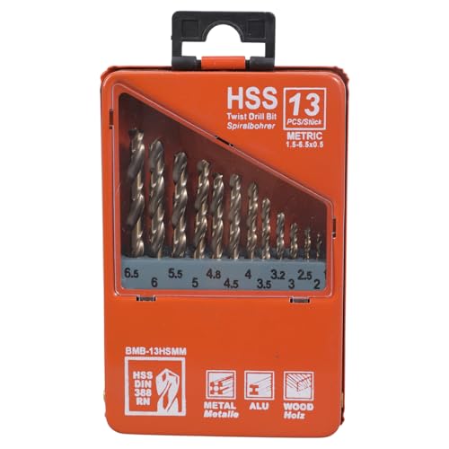 13pcs Hochgeschwindigkeitsstahl Twist Bohrer Bitber Länge Bohrer Bit Kits Mit Metallhülle Für Effizientes Metall Und Holzbearbeitung 13pcs Hochgeschwindigkeitsstahl Twist Bohrer Bitber Länge Bohrer Bit Kits Mit Metallhülle Für Effizientes Metall Und Holzbearbeitung von Haiki