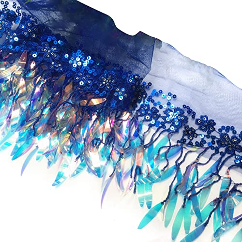 1yard Pailletten Quaste Fringe Floral Tüll Spitze Ribbon Randkantenkantzutschbind 1yard Pailletten Quaste Fringe Floral Tüll Spitze Ribbon Randkantenkantzutschbind von Haiki