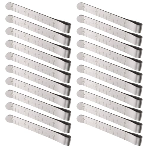 20pcs Edelstahl Hemming Clips Stoffnähenklemme Mit 3 Zoll von Haiki
