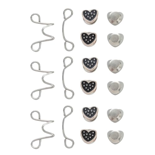 3 Paar Tier-Taillenschnallen-Verlängerungen, verstellbare Jeans-Taillenverlängerung, Knopf, Blume, Jeans, Taillenstraffer, Jeansknopf 3 Paar Tier-Taillenschnallen-Verlängerungen, verstellbare Jeans-Taillenverlängerung, Knopf, Blume, Jeans, Taillenstraffer, Jeansknopf von Haiki