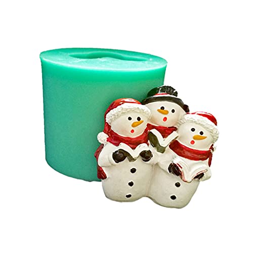 3D-Schneemann-Silikonform für Weihnachten, Harzformen 3D-Schneemann-Silikonform für Weihnachten, Harzformen von Haiki