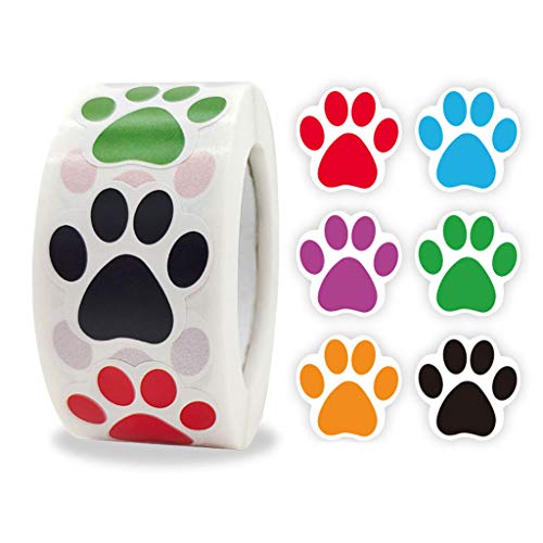 500pcs Pfotendruckaufkleber Hund Für Katzenbärenpfoten Labels Aufkleber Für Laptop Belohnung Lehrer Schüler Schreibwaren von Haiki