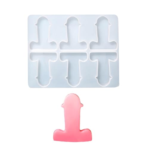 6 Hohlräume Lustige Silikonkerzenformen Für Epoxidharz Die Kerzenseife Silikon Fondant Schokoladenformen Machen 6 Hohlräume Lustige Silikonkerzenformen Für Epoxidharz Die Kerzenseife Silikon Fondant Schokoladenformen Machen von Haiki