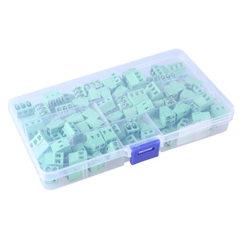 80pCS Leiterdrahtanschluss 5.08 Mm Stellplätze 2/3/4 PIN Schraube In Klemmen Mit Gehäuse Und Schraubendreher Zur Einfachen Installation 80pCS Leiterdrahtanschluss 5.08 Mm Stellplätze 2/3/4 PIN Schraube In Klemmen Mit Gehäuse Und Schraubendreher Zur Einfachen Installation von Haiki