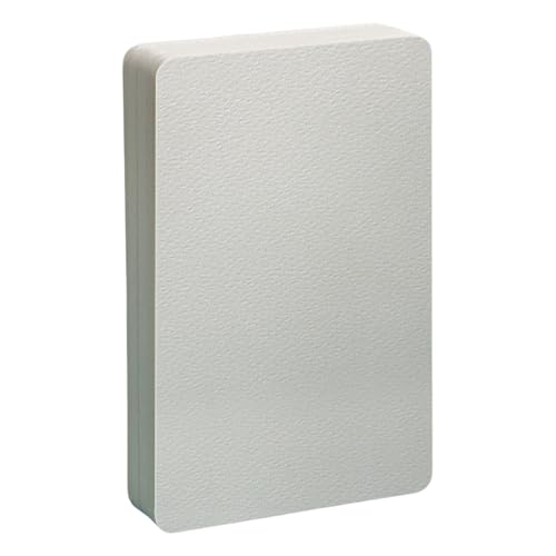 Aquarellpapier, 300 g/m², kaltgepresst, leicht strukturiert, weißes Papier für Aquarellmalerei, Skizzieren, Kalligraphie, Aquarellpostkarten, 50 Blatt Aquarellpapier, 300 g/m², kaltgepresst, leicht strukturiert, weißes Papier für Aquarellmalerei, Skizzieren, Kalligraphie, Aquarellpostkarten, 50 Blatt von Haiki