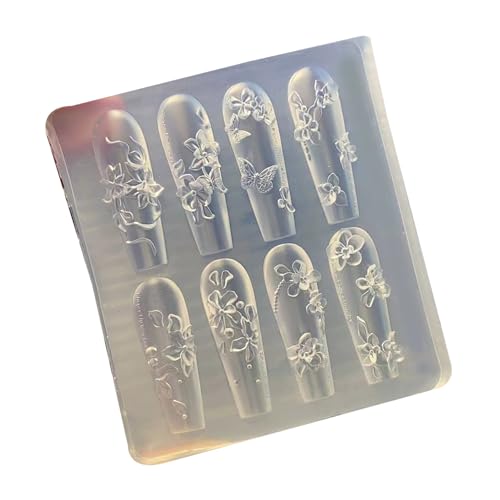 Blumennägel Kunst Silikonform Für Maniküredesigns Weiche Flexible Wiederverwendbare Nägel Charm Tool Mit Einfacher Demolding Blumennägelkunst Silikonform Blumennägel Kunst Silikonform Für Maniküredesigns Weiche Flexible Wiederverwendbare Nägel Charm Tool Mit Einfacher Demolding Blumennägelkunst Silikonform von Haiki
