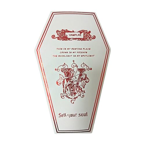 Einzigartige Sargdesign Schmuck Aufbewahrung Box Weiche Pu Schreckliche Dekore Perfekt Für Ringe Halsketten Und Accessoires Erschreckende Home Decors Schmuckschatulle von Haiki