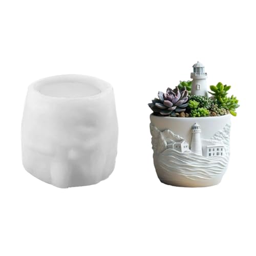 Elegante Blumenform Geformte Robuste Silikonblumentöpfe Schimmel Werkzeug Schmuckzubehör Für Heimnutzung Harzkunstbegeisterte Geprägte Schimmelpilze von Haiki