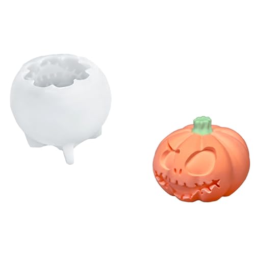 Flexible Silikon Backform Schädel/Kürbisform Halloween Party Decor Flexible Silikon Backform Schädel/Kürbisform Halloween Party Decor von Haiki