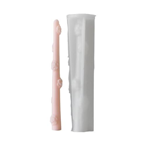Flexible Silikonform Blumenmuster Kerze Basteln Zubehör Home Decor von Haiki