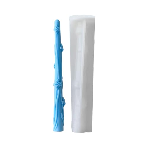 Flexible Silikonform Blumenmuster Kerze Basteln Zubehör Home Decor von Haiki