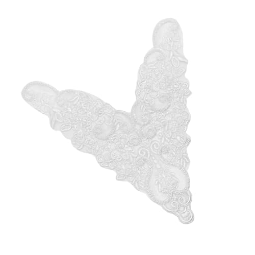 Floral Spitzenkragen V Ausschnitt Kleidung Accessoire Stickerei Spitze Stoff Trimmnähte Applikationen Kanten Nähen Vorräte von Haiki