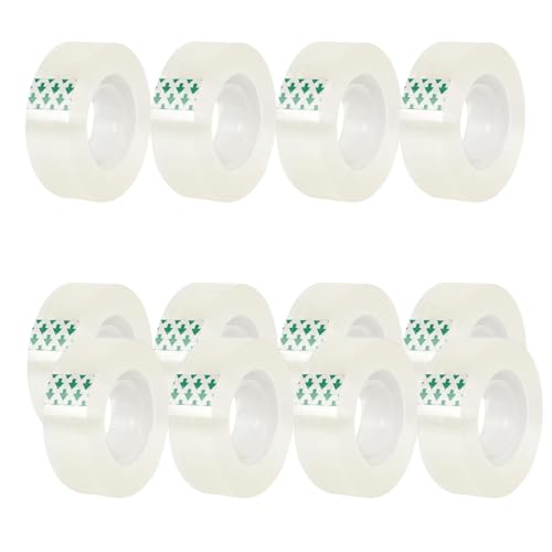 Haiki 12Rolls Transparenzband Nachfüllungen Klarer Klebebandspender Nachfüllrollen Hochglänzende Geschenkbänder Für Büroschule Und Zuhause Haiki 12Rolls Transparenzband Nachfüllungen Klarer Klebebandspender Nachfüllrollen Hochglänzende Geschenkbänder Für Büroschule Und Zuhause von Haiki