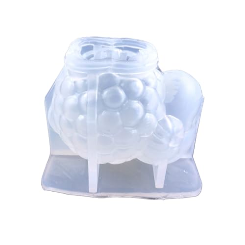 Haiki 3D-Silikonformen mit Schaf, parfümiert, für Seife, Beton, Gips, Tasche, Schlüsselanhänger, Anhänger, Basteln Haiki 3D-Silikonformen mit Schaf, parfümiert, für Seife, Beton, Gips, Tasche, Schlüsselanhänger, Anhänger, Basteln von Haiki
