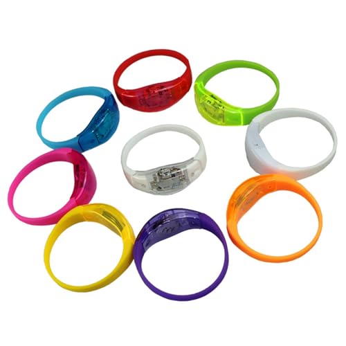 Haiki 9 Pieces Bright Led Party Armbänder Einfache Aktivierung Glühen Accessoires Für Konzerte Sichere Für Kinder Haiki 9 Pieces Bright Led Party Armbänder Einfache Aktivierung Glühen Accessoires Für Konzerte Sichere Für Kinder von Haiki