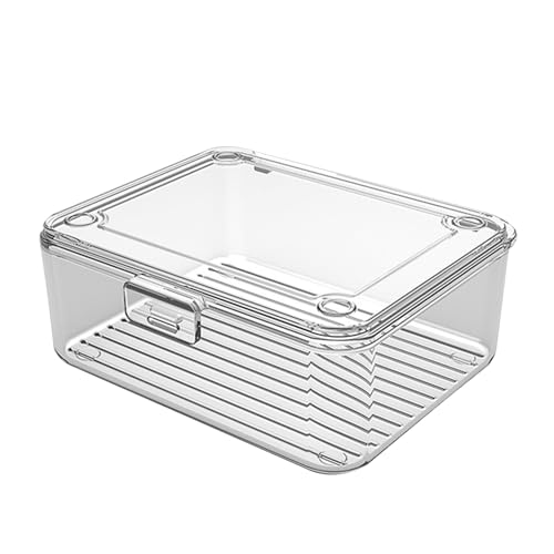 Haiki Botschaft Clear Card Card Storage Box Für Kartenorganisation Playings Karten Speicherbox Sichere Schließungen Für Einfache Management von Haiki