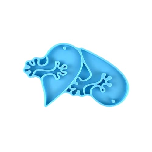 Haiki Create-Einzigartige Herzförmige Kristall-Schlüsselanhänger-Anhänger, Harzform, Epoxidharz, Gießform, Schmuckherstellung von Haiki