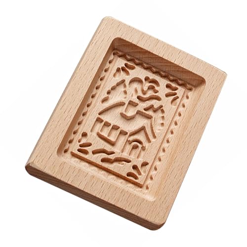 Haiki Handgefertigtes Holz-Keks-Retro-Küchenwerkzeug, antihaftbeschichtete Oberflächen zum Backen und für dekorative Desserts, Schokoladenformen aus Holz Haiki Handgefertigtes Holz-Keks-Retro-Küchenwerkzeug, antihaftbeschichtete Oberflächen zum Backen und für dekorative Desserts, Schokoladenformen aus Holz von Haiki