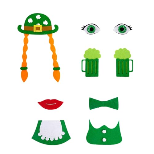 Haiki Irische Feier Party Dekorationen Patricks Day Dekorationen Einzigartige Filzdekoration für ein unvergessliches Ereignis von Haiki