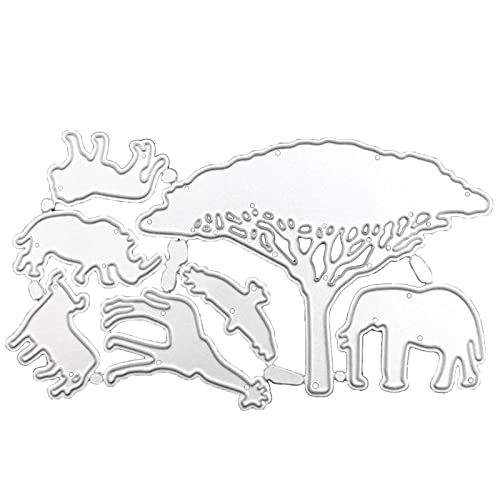 Haiki Metall-Stanzformen, Giraffen-Schablonen, Stanzschablone für Scrapbooking, Alben, Papierkarten, Prägung von Haiki