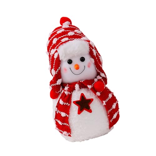 Haiki Schöne Weihnachts-Schneemann-Tischdekoration, Dekoration für Hochzeit, Party, Innen- und Außenbereich, Dekoration, schöne Plüsch-Ornamente, Partyzubehör Haiki Schöne Weihnachts-Schneemann-Tischdekoration, Dekoration für Hochzeit, Party, Innen- und Außenbereich, Dekoration, schöne Plüsch-Ornamente, Partyzubehör von Haiki