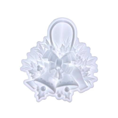 Haiki Silikonform für Weihnachtsanhänger, Epoxidharz, Anhänger für Baum, hängende Form, Heimdekoration, Schmuckherstellung von Haiki