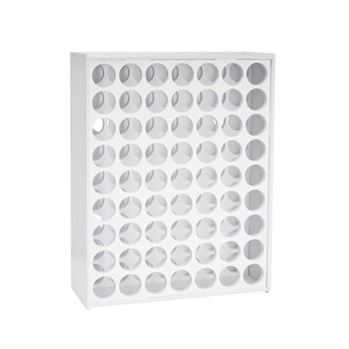 Haiki Space Efficient Lack Rack Wandmontage Lackhalter 49/63 Löcher Rack Für 2oz Bastelfarben Effizienter Aufbewahrung Haiki Space Efficient Lack Rack Wandmontage Lackhalter 49/63 Löcher Rack Für 2oz Bastelfarben Effizienter Aufbewahrung von Haiki