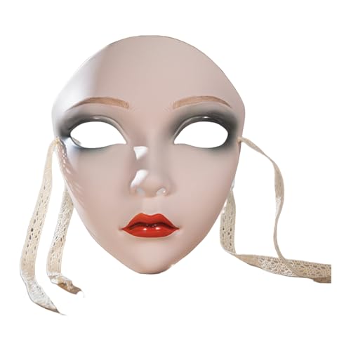 Handbemaltes Halloween-Kostüm für Damen und Herren, Maskerade, Maskerade, Vollgesicht zur Dekoration Handbemaltes Halloween-Kostüm für Damen und Herren, Maskerade, Maskerade, Vollgesicht zur Dekoration von Haiki