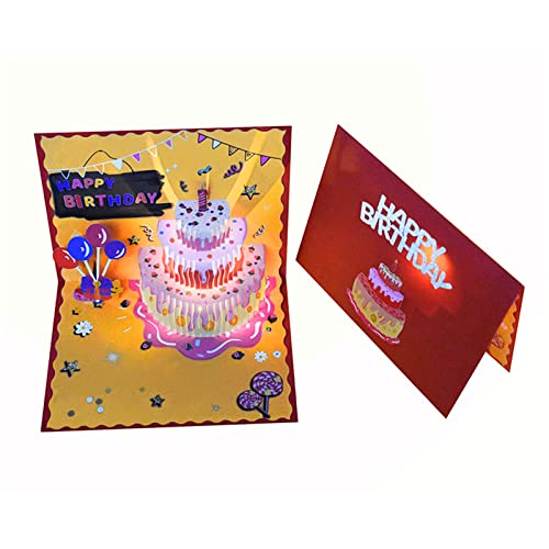 Happy Birthday Postcards 3D Geburtstag Grußkarten Geburtstagstorte Karten Auto Spiel Musik Erwärmung LED Light Geschenk Für Mutter Happy Birthday Postcards 3D Geburtstag Grußkarten Geburtstagstorte Karten Auto Spiel Musik Erwärmung LED Light Geschenk Für Mutter von Haiki