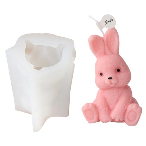 Kaninchen Silikonform Für Handgefertigte Kerzenseife Harz Schokolade Gips Back Niedliche Kaninchenförmige Handwerksform Kaninchen Silikonform Für Handgefertigte Kerzenseife Harz Schokolade Gips Back Niedliche Kaninchenförmige Handwerksform von Haiki