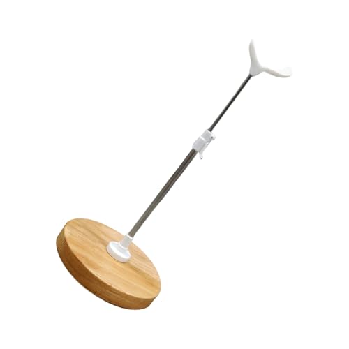 Mehrzweck-Puppenständer aus Holz mit Schiebe-Höhen-Mechanismus, Holzsockel für verschiedene BJD-Puppengrößen, Displayzubehör, dekorativer Ständer von Haiki