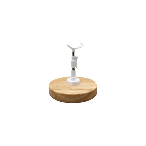 Mehrzweck-Puppenständer aus Holz mit Schiebe-Höhen-Mechanismus, Holzsockel für verschiedene BJD-Puppengrößen, Displayzubehör, dekorativer Ständer von Haiki