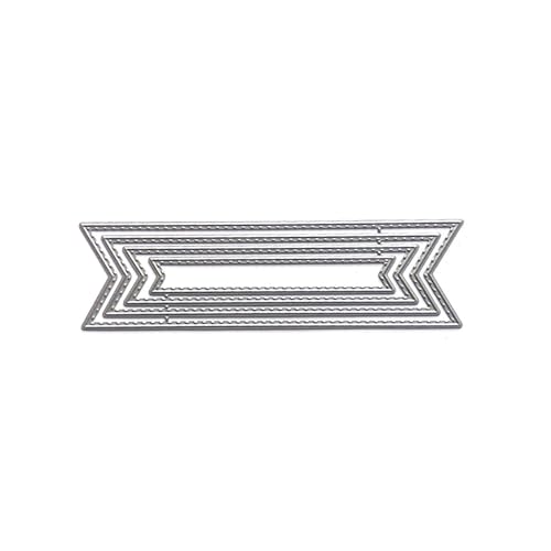 Metall-Stanzformen für Etikettenrahmen, Prägeschablone für Kartenherstellung, Scrapbooking, Papiervorlage, handgefertigt von Haiki