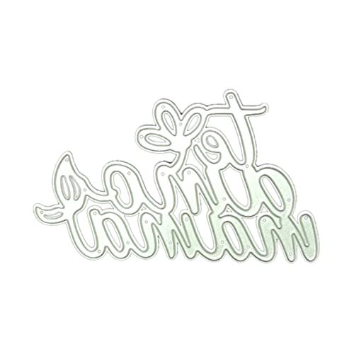 Metall-Stanzschablone "Love Spanish Word", Schablone, Scrapbooking, Prägewerkzeug, Stanzformen, Papierkarten, Album, Vorlage Metall-Stanzschablone "Love Spanish Word", Schablone, Scrapbooking, Prägewerkzeug, Stanzformen, Papierkarten, Album, Vorlage von Haiki