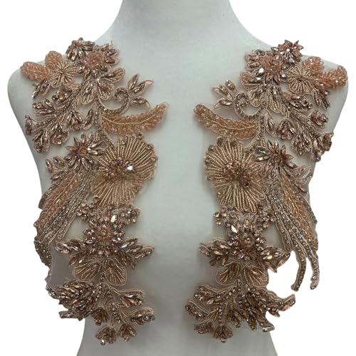 Modische Perlenstickerei, Blumenapplikation, Stickerei, Aufnäher für Party, Hochzeit, Outfit, kulturelle Veranstaltungen, Kostüm-Dekorationen Modische Perlenstickerei, Blumenapplikation, Stickerei, Aufnäher für Party, Hochzeit, Outfit, kulturelle Veranstaltungen, Kostüm-Dekorationen von Haiki